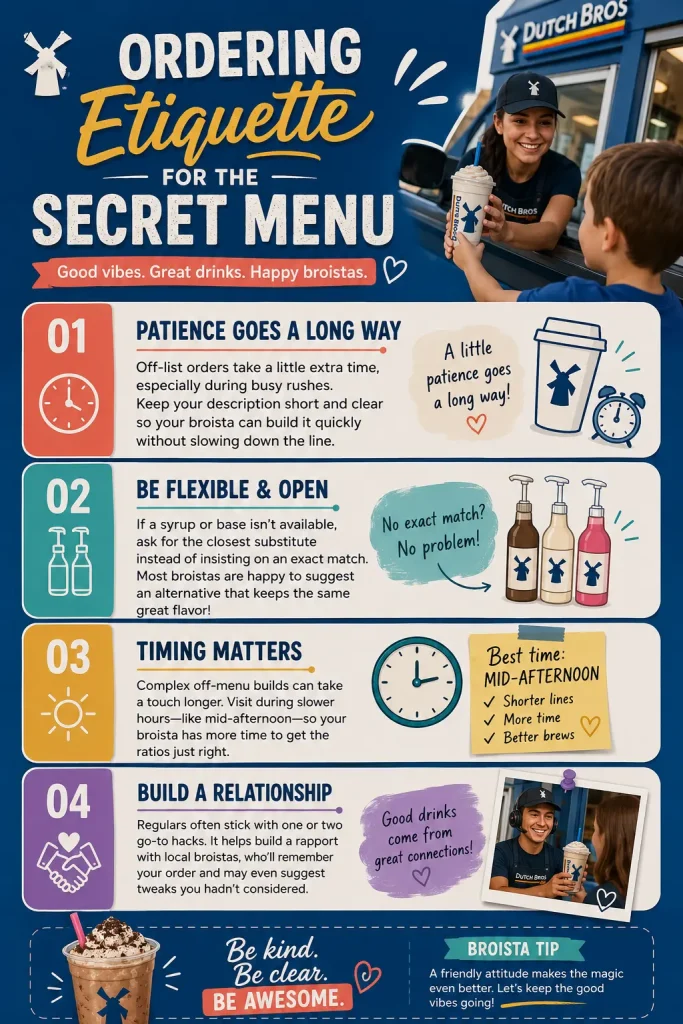 Dutch Bros secret menu tips guide
